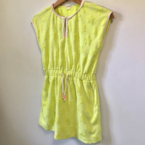 Crewcuts Terrycloth Stars Coverup Dress, Size 7 - Picture 2 of 11